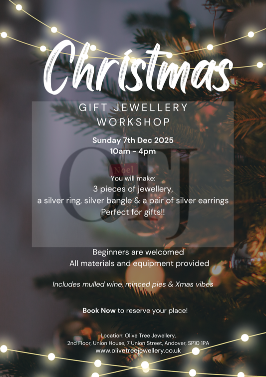 Christmas Jewellery Gift Workshop - Sun 7th Dec 2025 - 10am-4pm